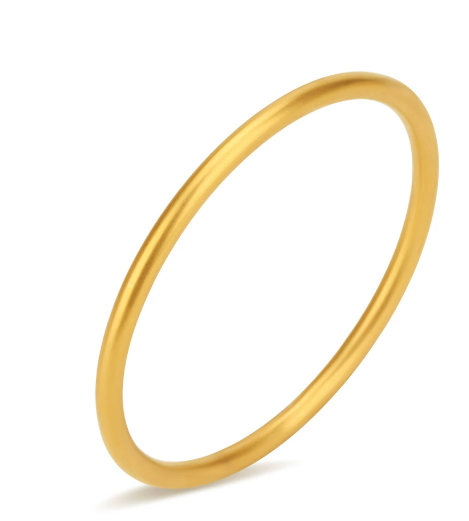 Solid Circle Stainless Steel Bracelet  B4306