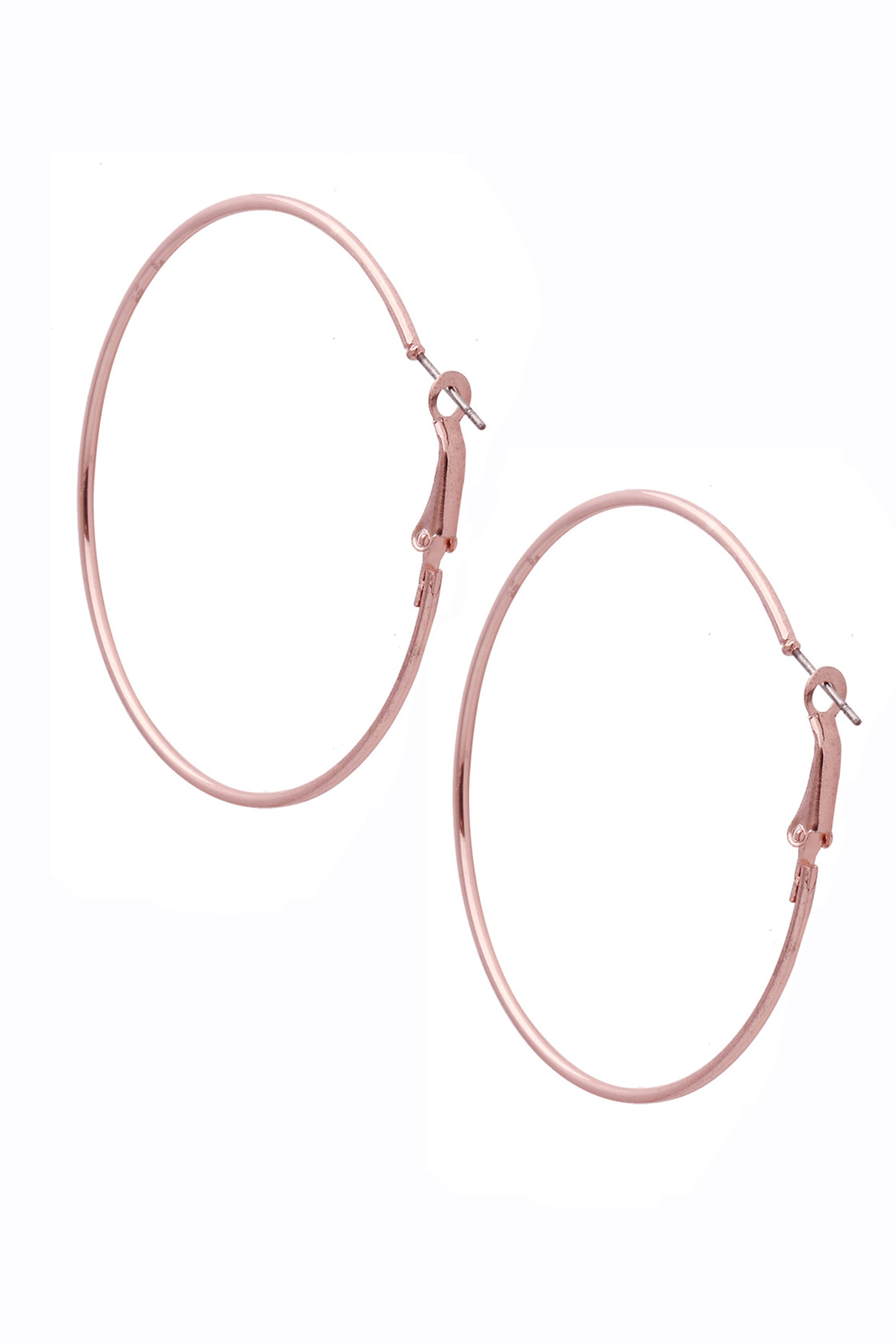 Alloy Circle Hoop Earrings E2945