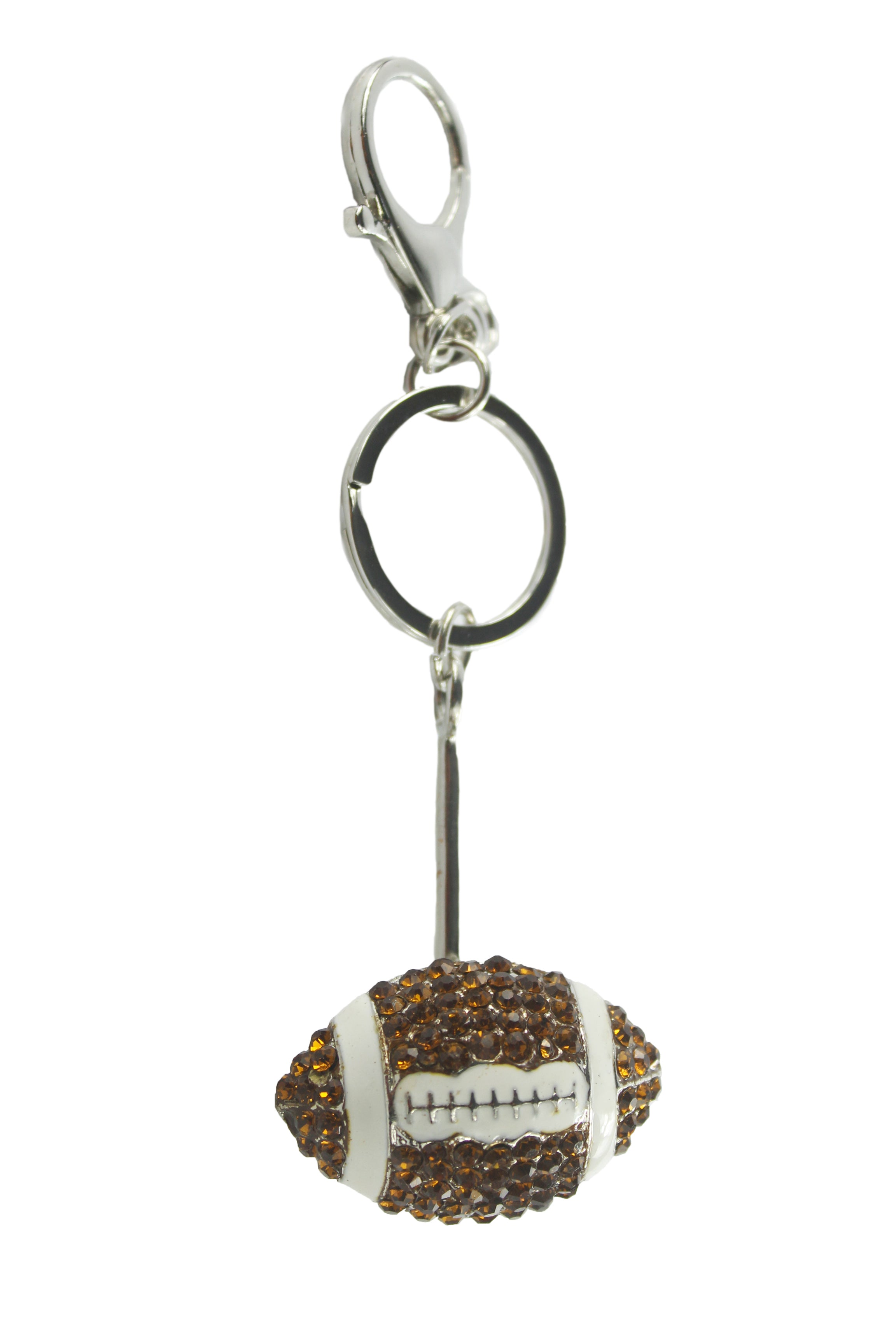 Llavero de rugby con diamantes de imitación K1052