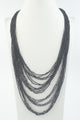 Multpile Layer Long Crystal Beads Necklaces N3052