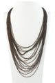 Multpile Layer Long Crystal Beads Necklaces N3052